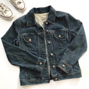 J. JILL • stretch denim jean jacket